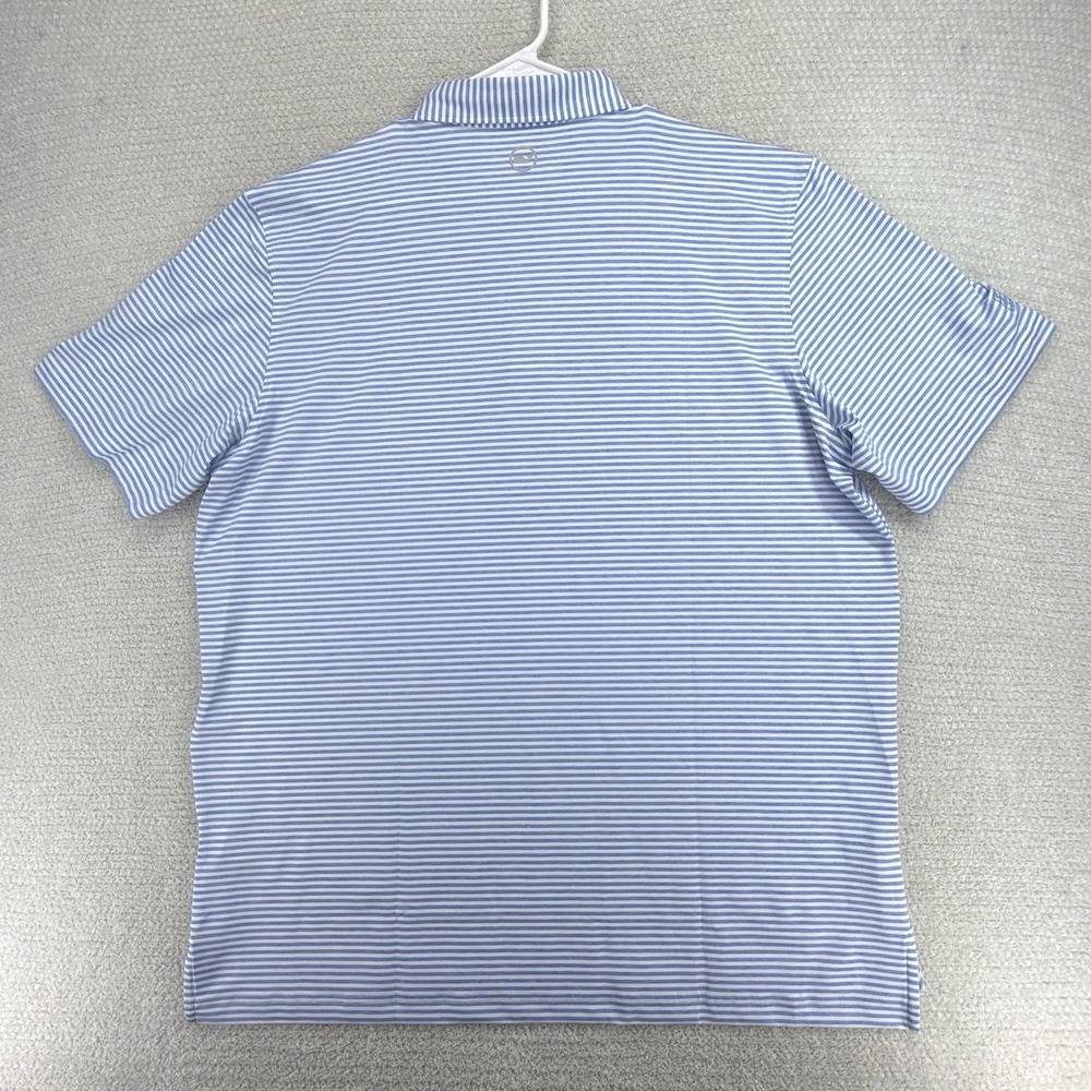 NWT Vineyard Vines Winstead Sankaty Polo Shirt Men XL Ocean Breeze Stripe Golf - Picture 4 of 8